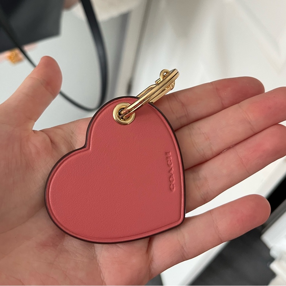 Pink Coach Bag Charm